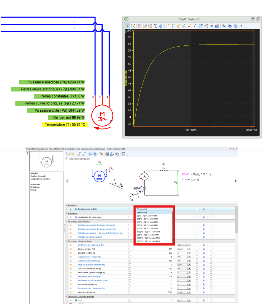 Mise à jour des machines électriques